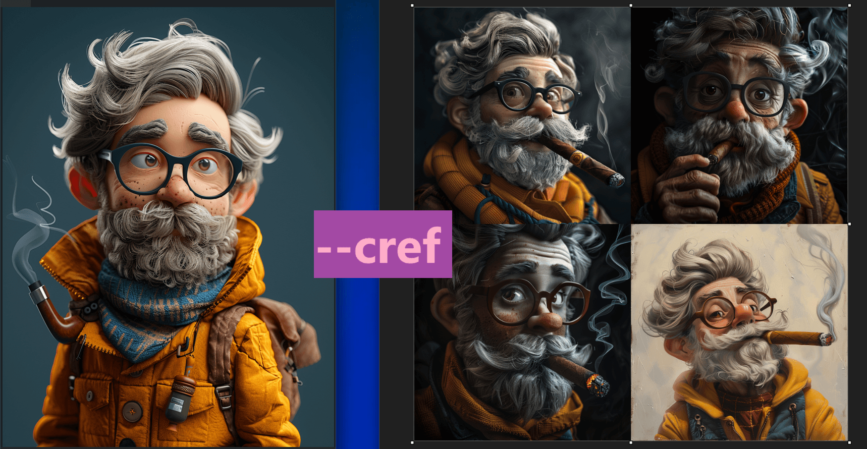 how to use make consistent characters
